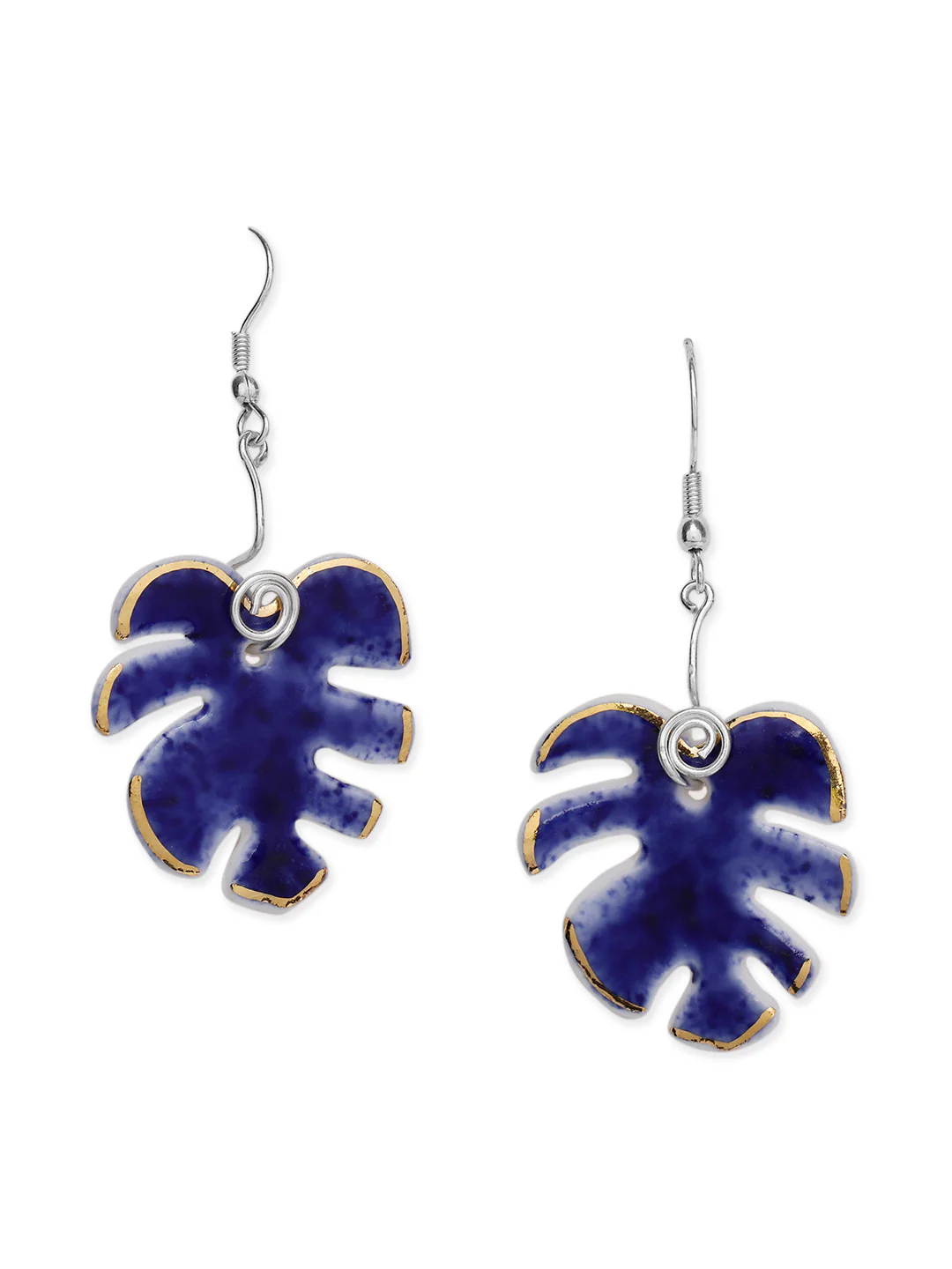 Swiss Cheese Leaf Earrings & Necklace Set - Image 5