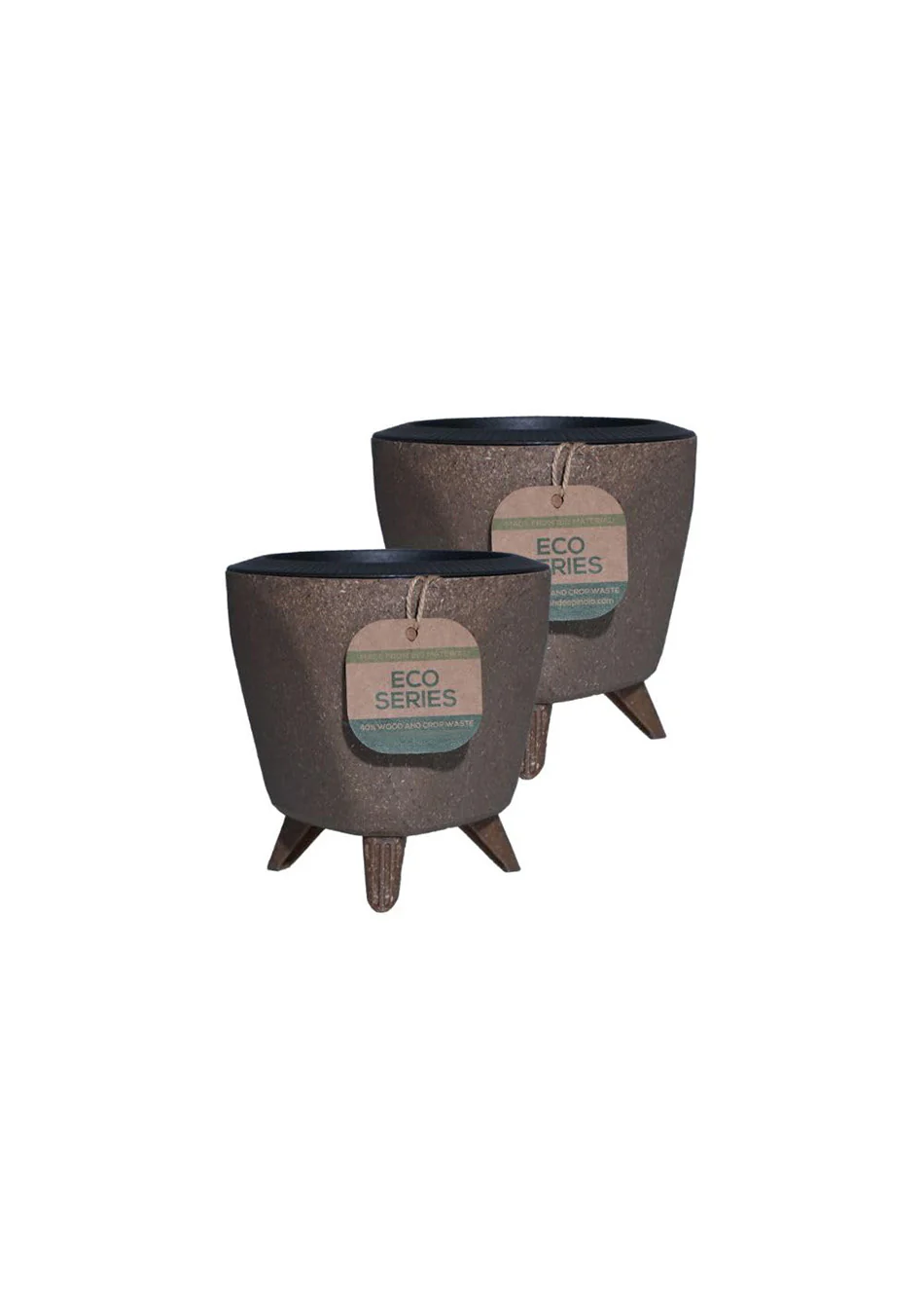 Lagos Brown self watering Eco Series Planter - Image 4