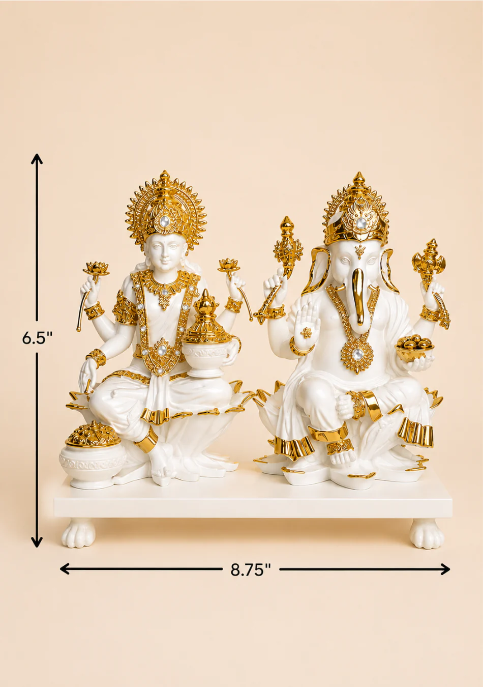 Aravalii Lakshmi Ganesha Figurine - Image 2