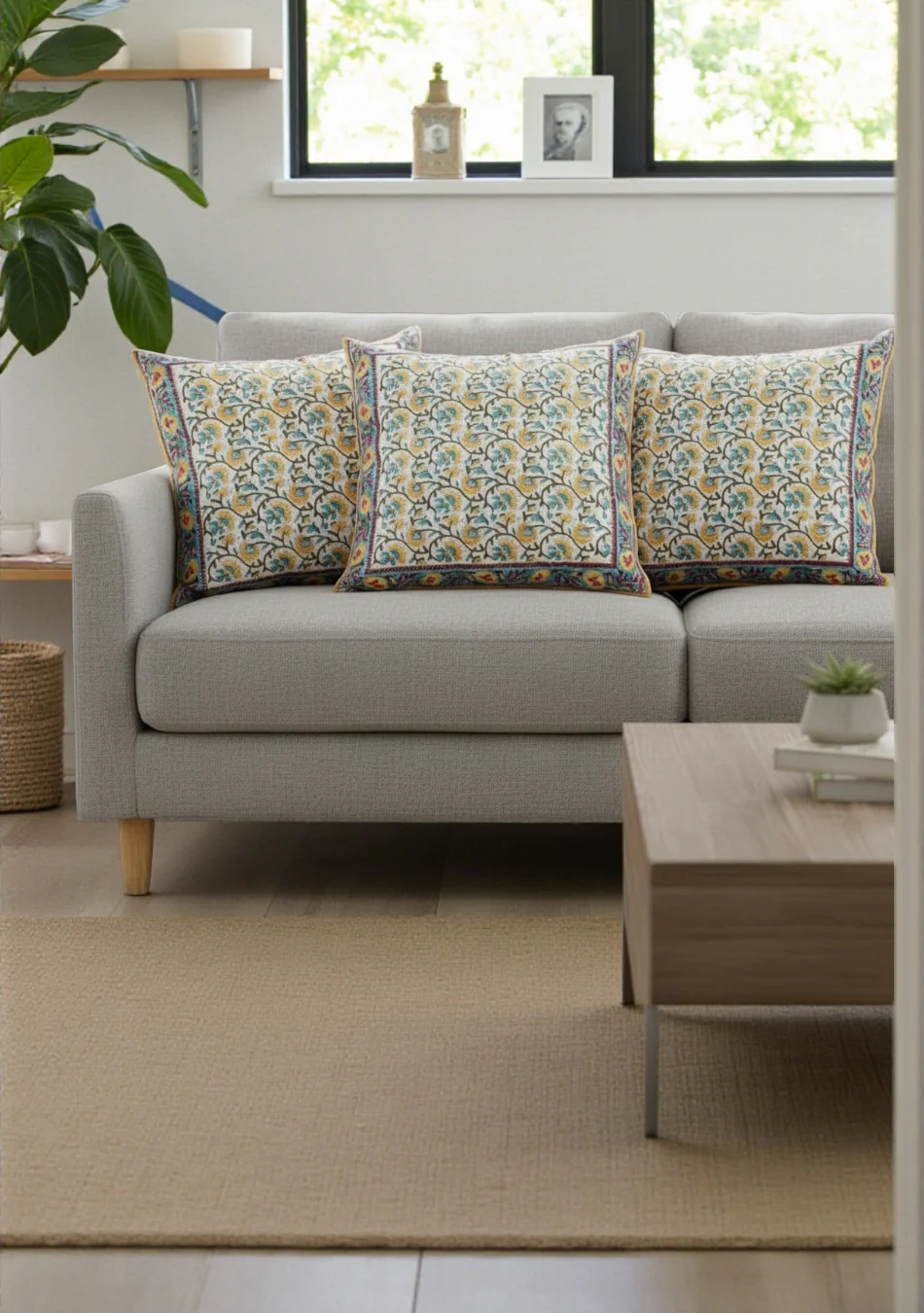 Lemon Tree Cushion Cover - Image 2