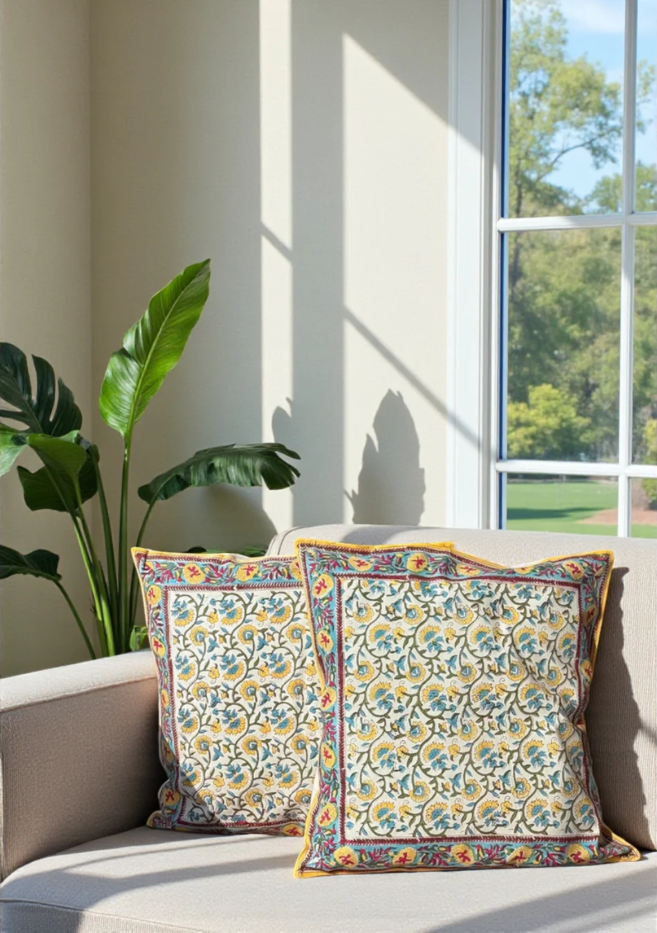 Lemon Tree Cushion Cover - Image 3