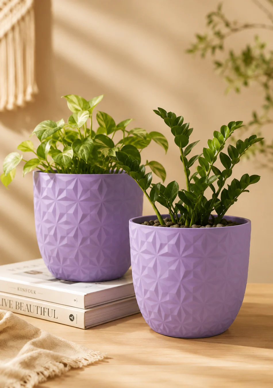 Lilac Diamond Planter - Image 3