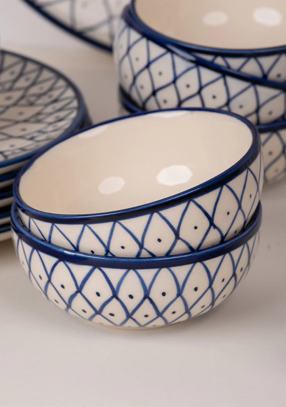 Lily of The Nile Ceramic Dinnerset - Set of 37 - Image 5