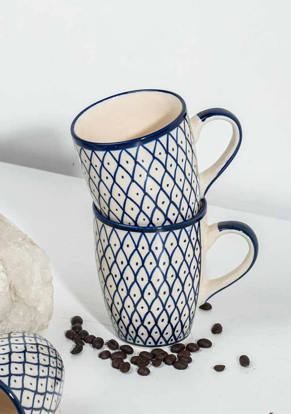 Lily of the Nile Mugs - Handcrafted - Image 3