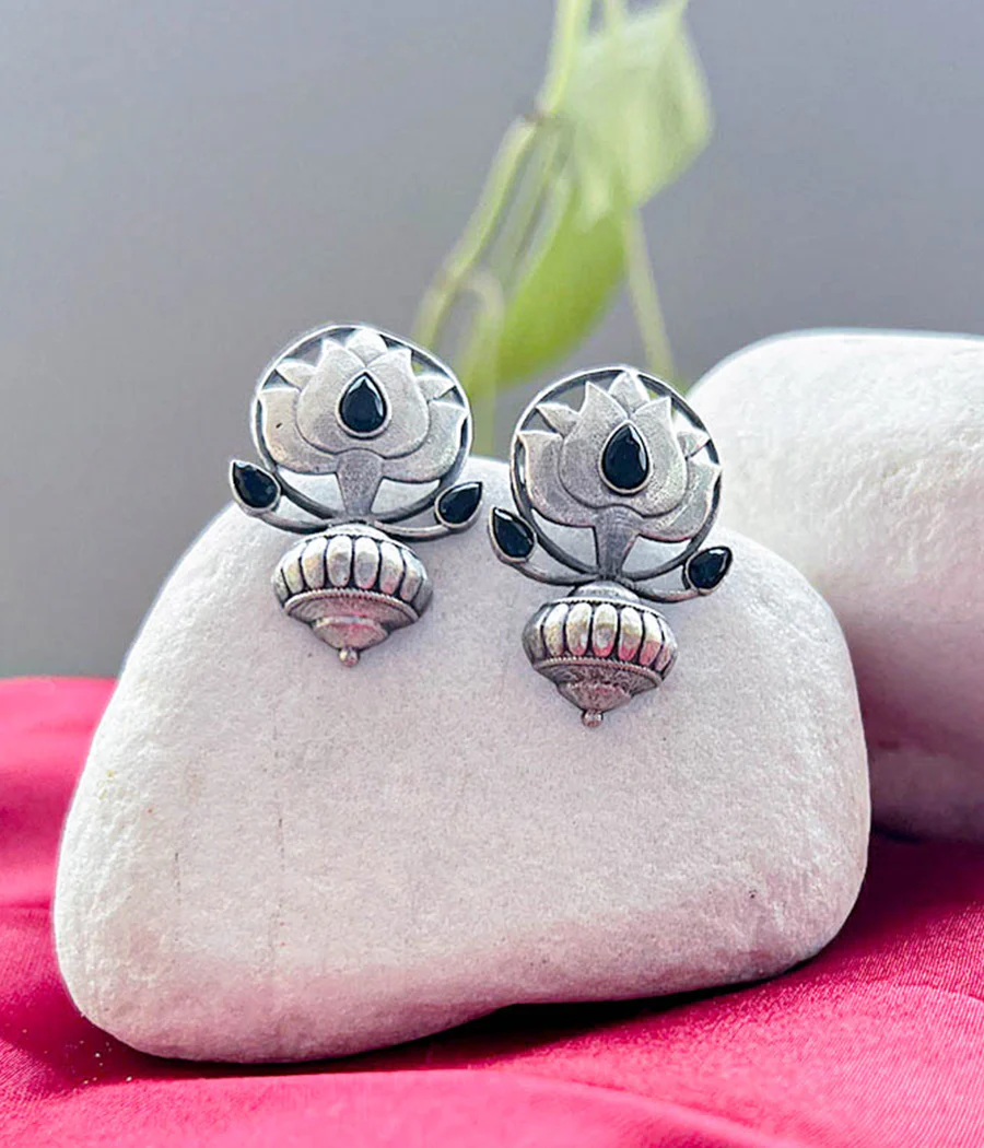 Lotus Bloom Studs - Image 2