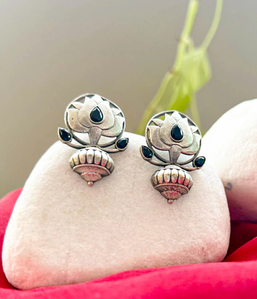 Lotus Bloom Studs - Image 3