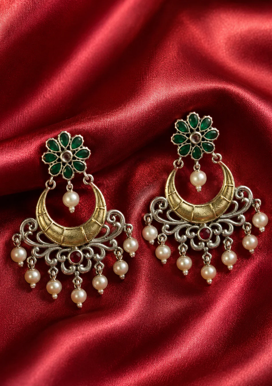 Lunar Green Bloom Dangler - Image 3