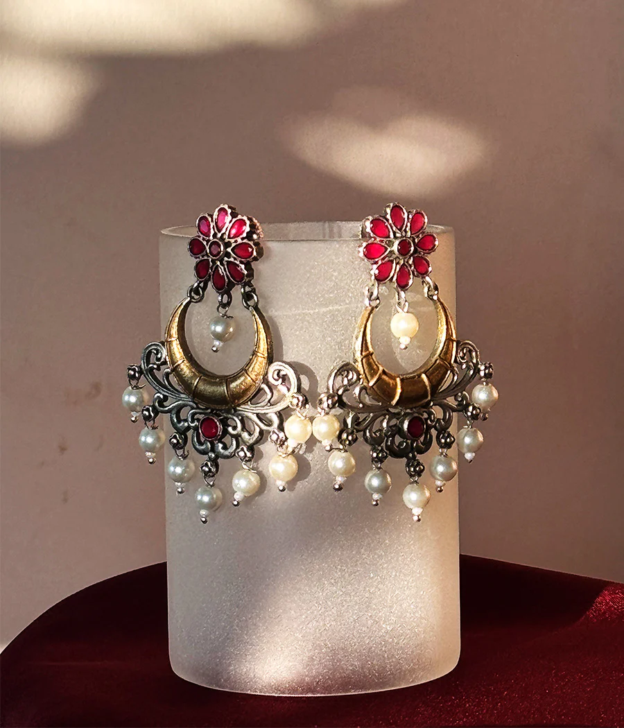 Lunar Red Bloom Dangler - Image 4