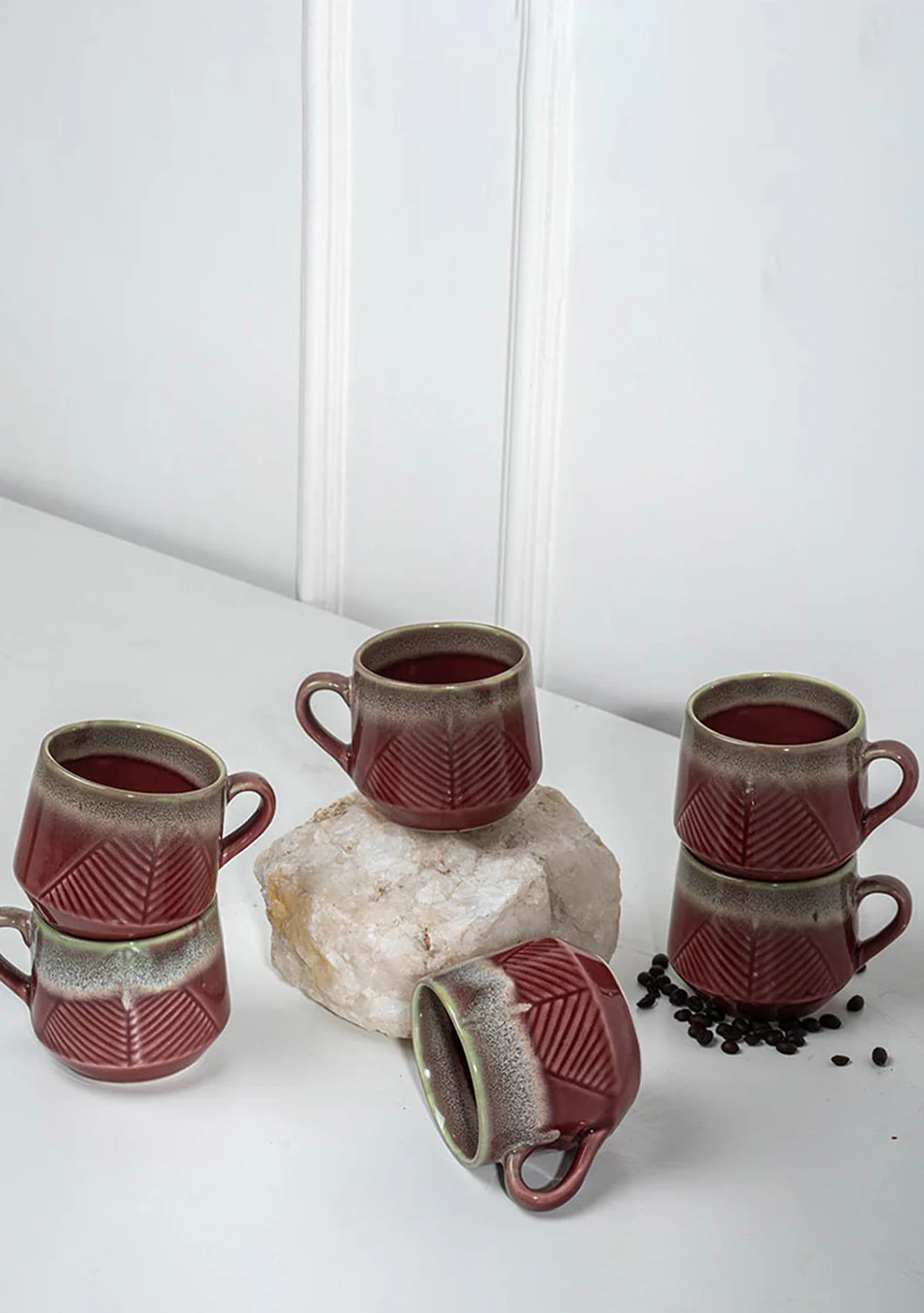 Maroon Oriole Mugs - Handcrafted - Image 7