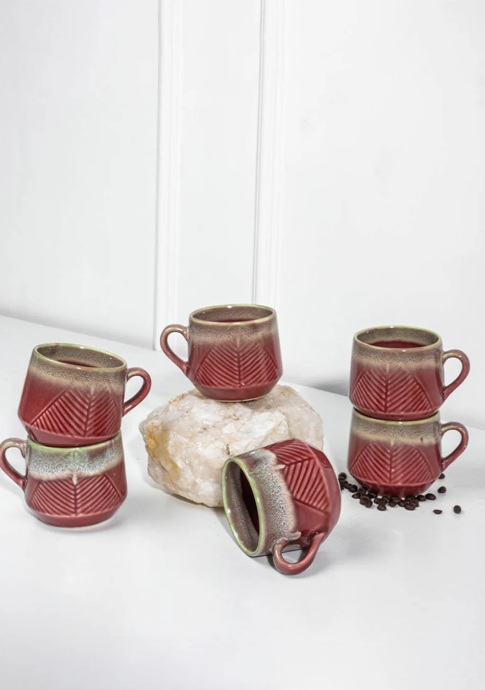 Maroon Oriole Mugs - Handcrafted - Image 8