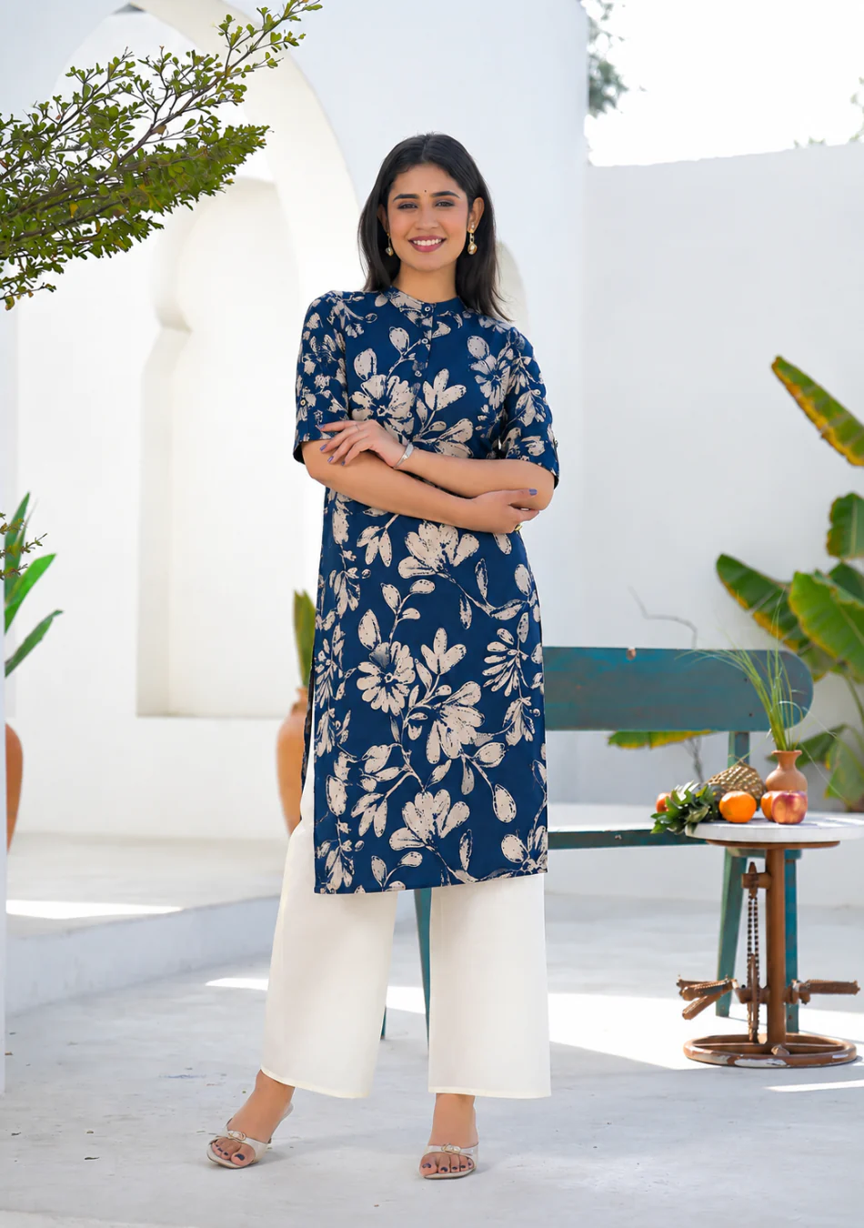 Midnight Bloom Kurta - Image 4