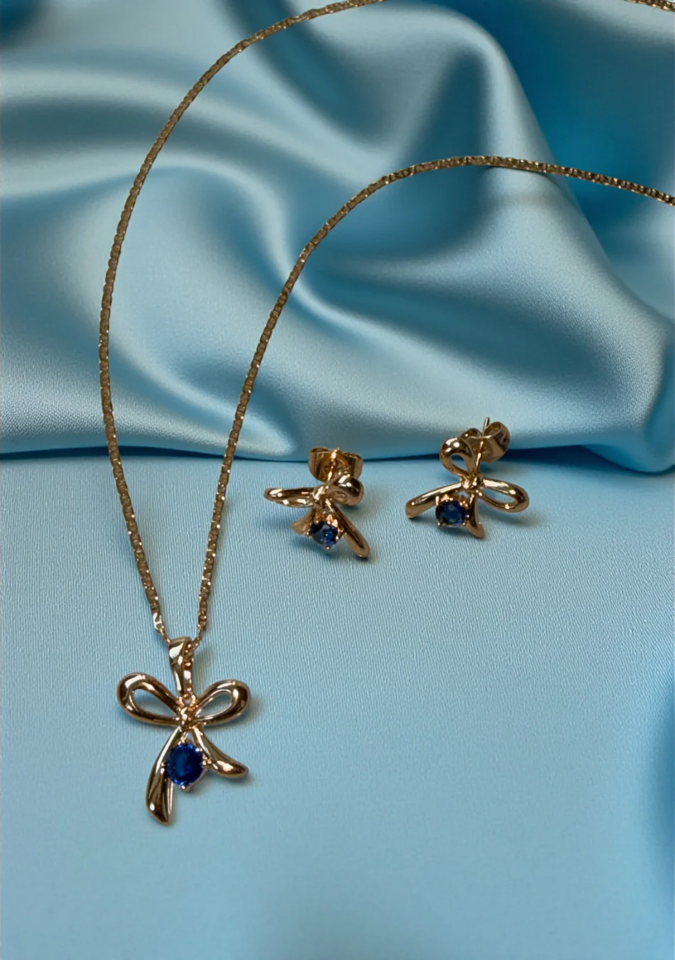 Midnight Bow Sapphire Set - Image 4