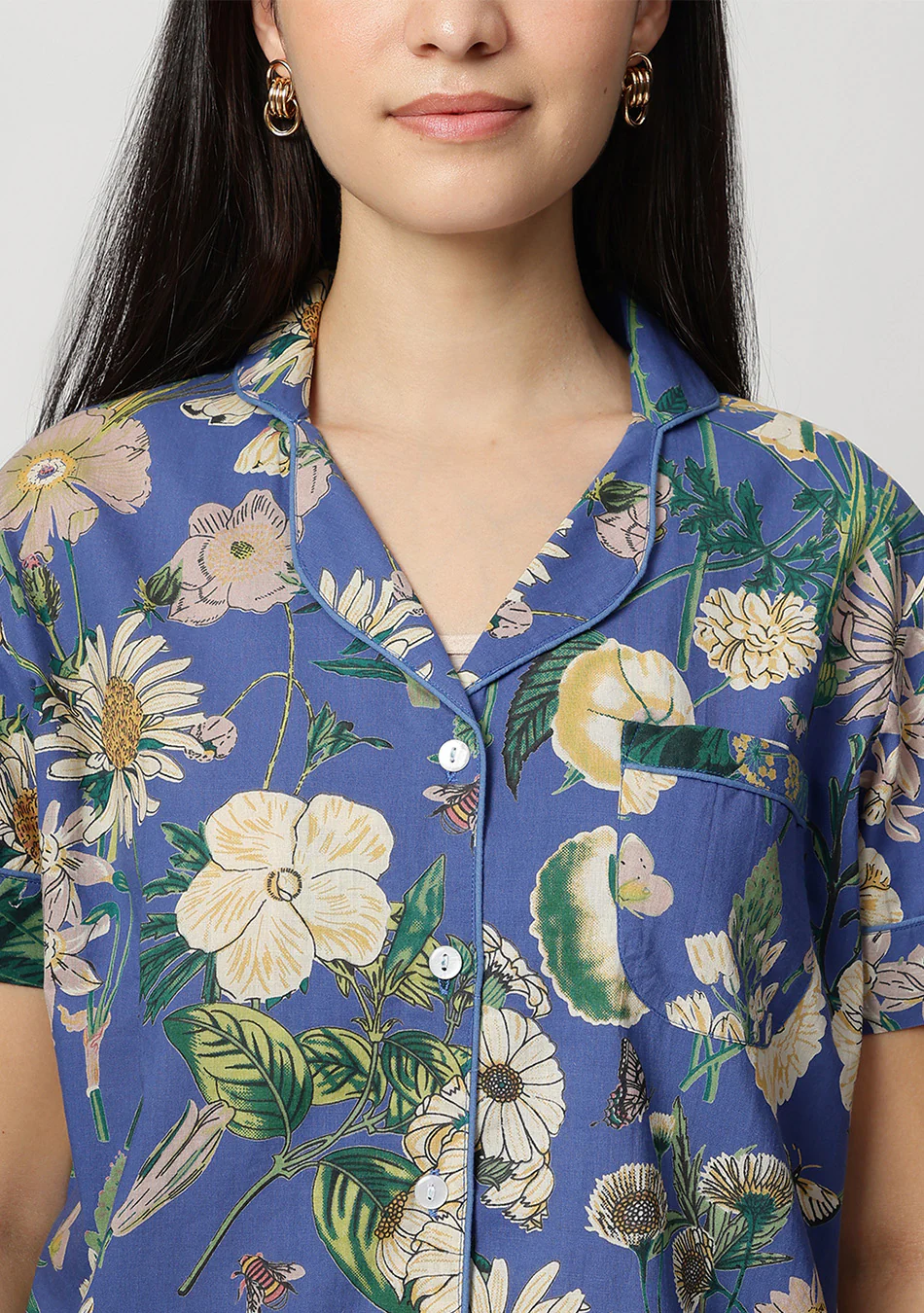 Midnight Meadow Night Suit - Image 5