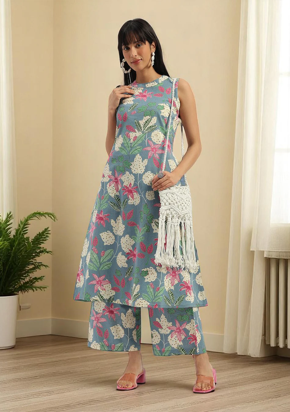 Blue Bloom Co-ord Set - Image 2