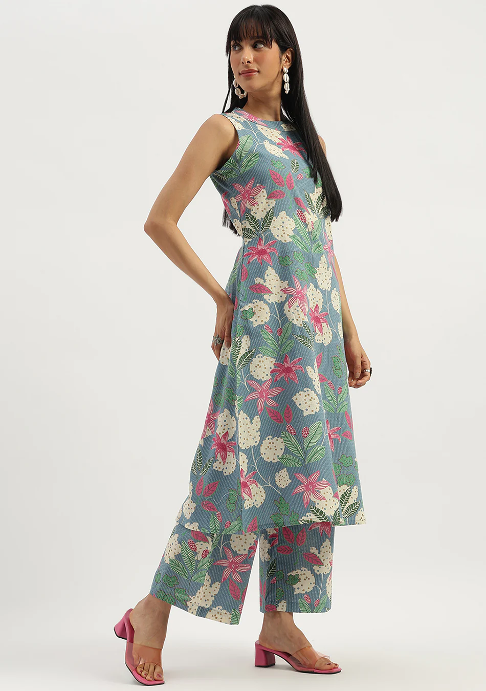 Blue Bloom Co-ord Set - Image 4