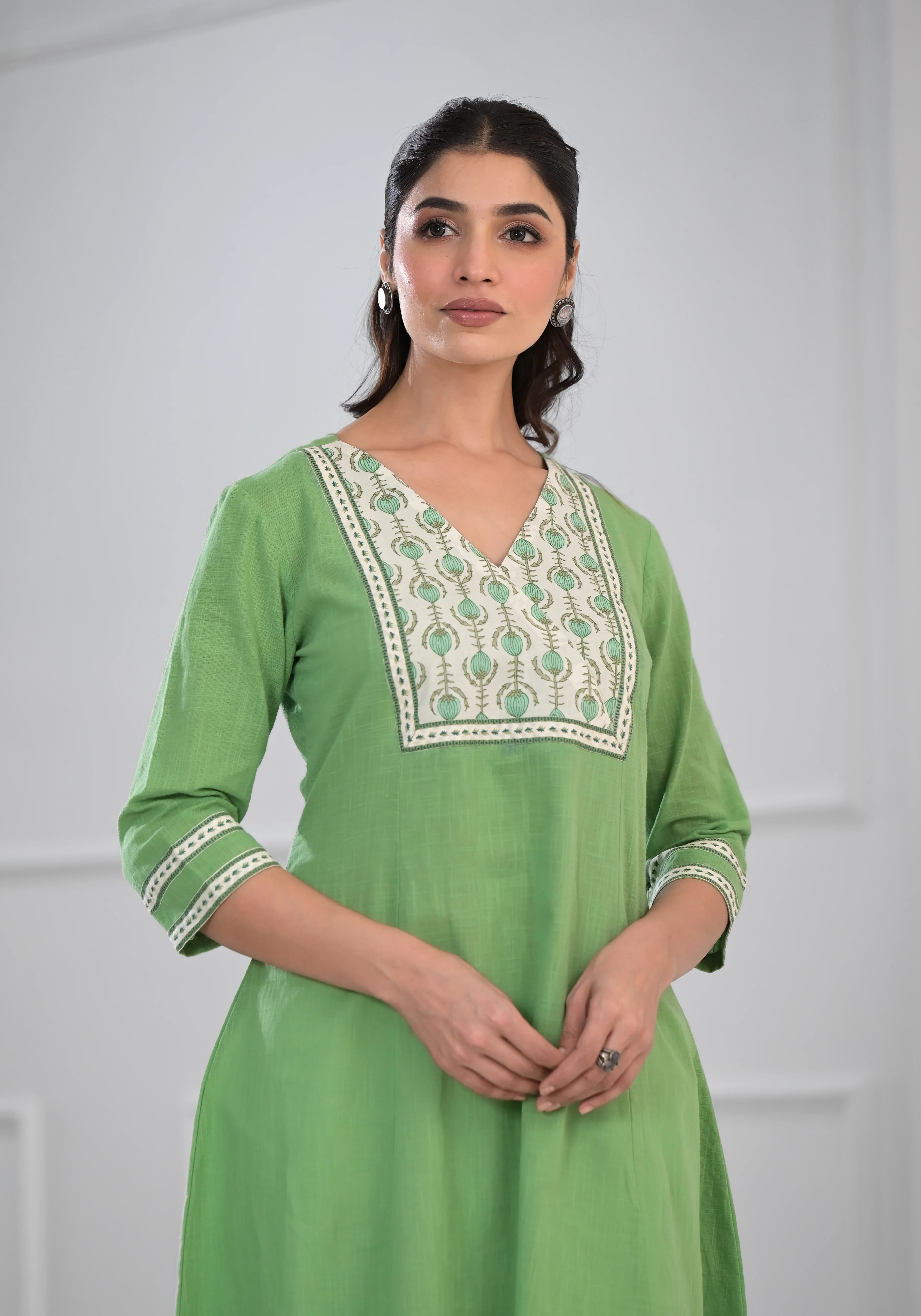 Aafreen Mint Grace Kurta - Image 2