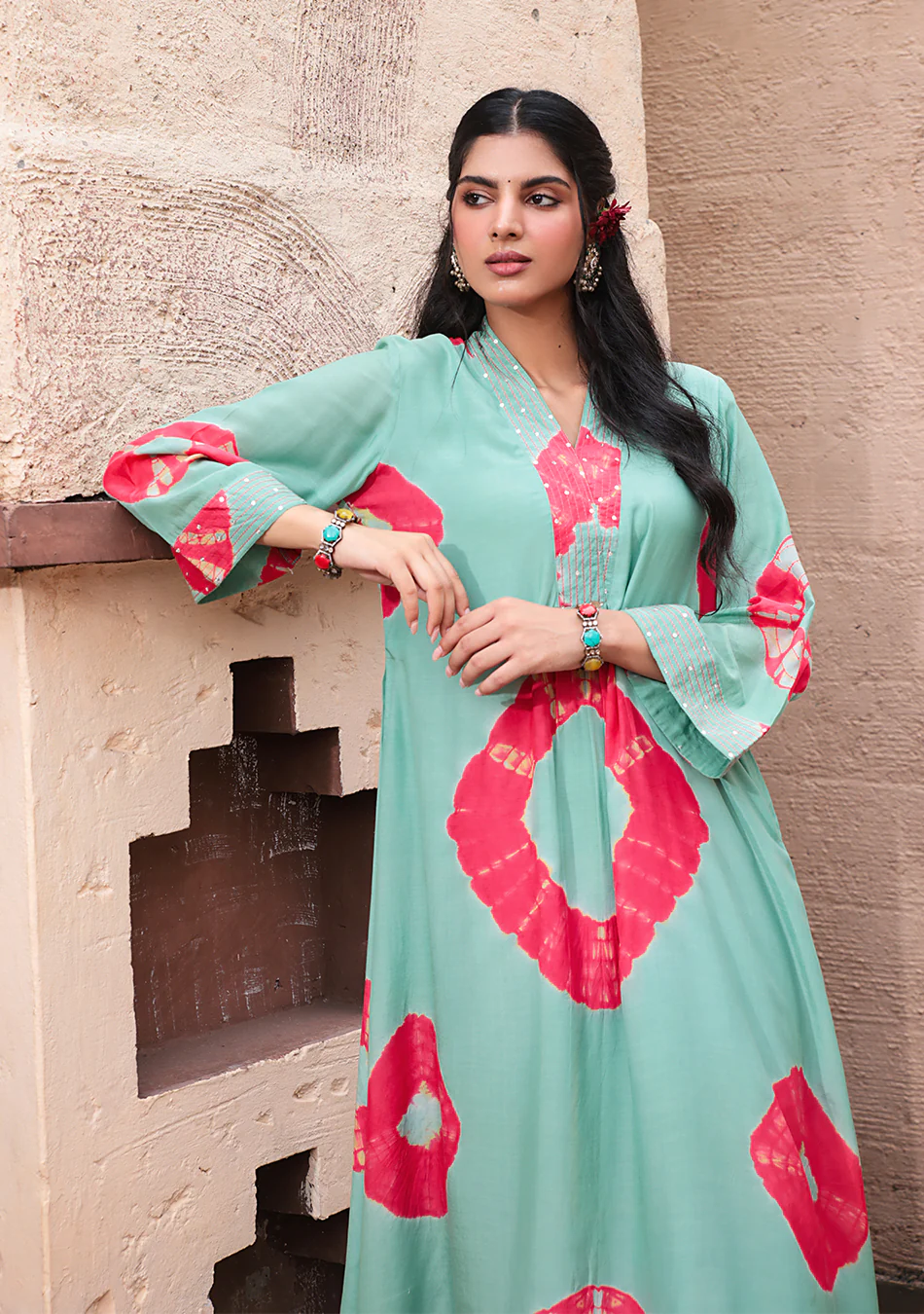 Aravalii Mint Gulnaar Modal Set - Image 2