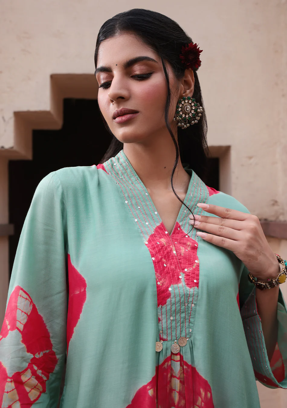Aravalii Mint Gulnaar Modal Set - Image 3