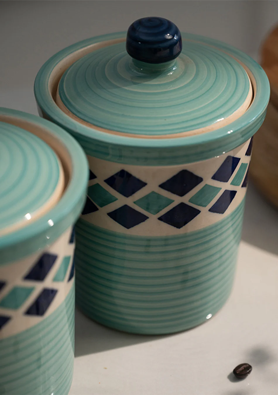 Mint Twins Ceramic Jar Set - Image 7