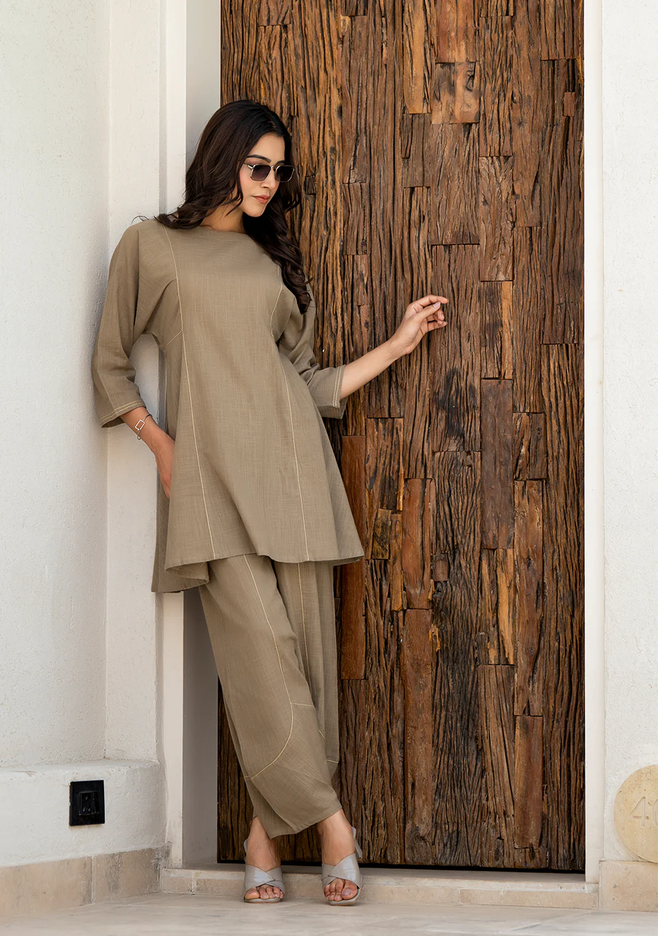 Mocha Luxe Co-ord Set - Image 3
