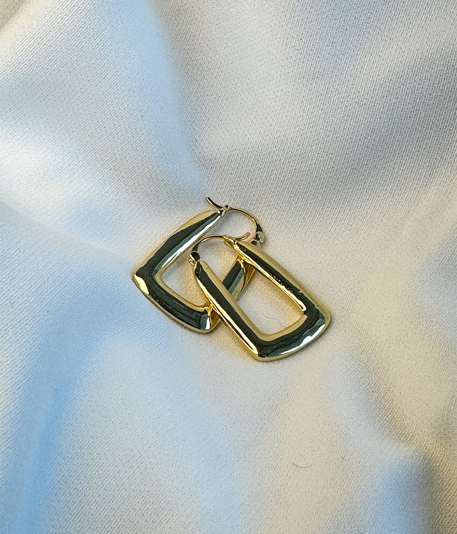 Modern Arch Hoops Earrings - Image 8