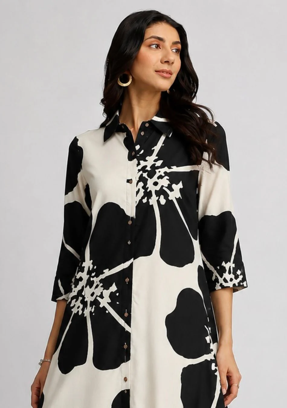 Aravalii Moonpetal Noir Couture Dress - Image 5