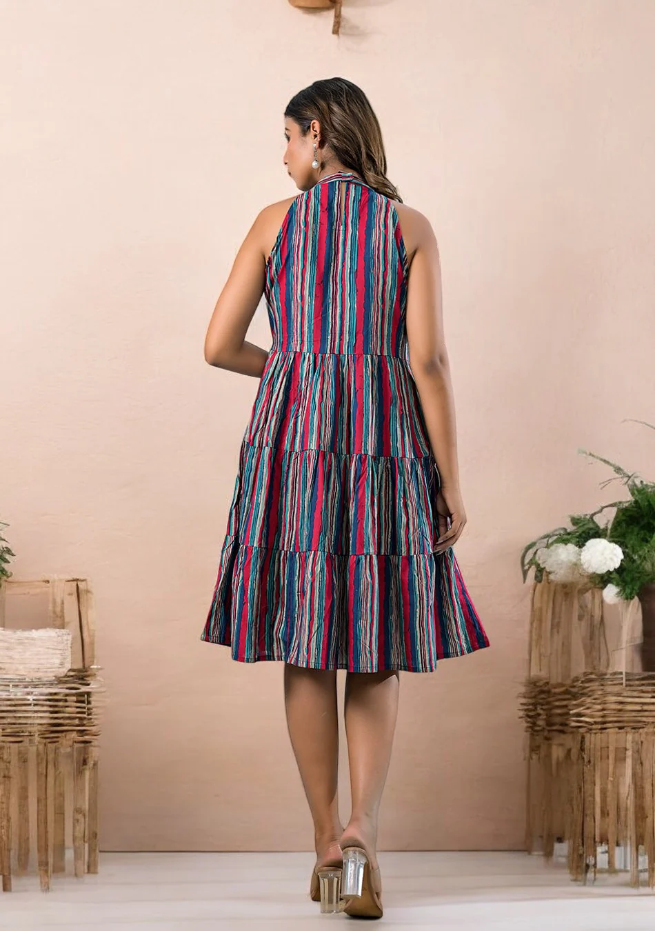 Aravalii Solstice Stripe Dress - Image 11