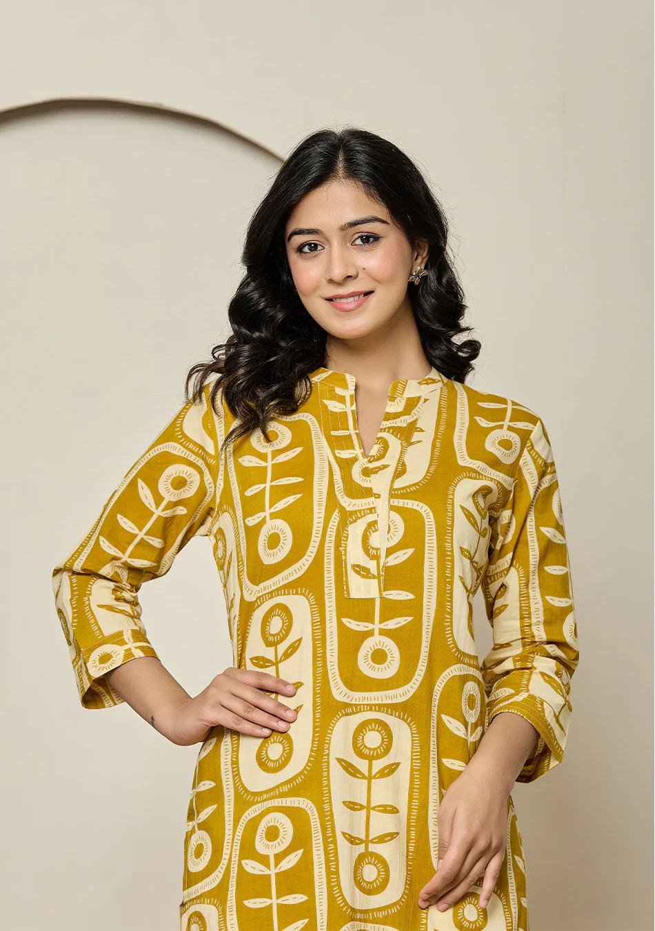 Mustard BloomPod Co-ord Set - Image 6