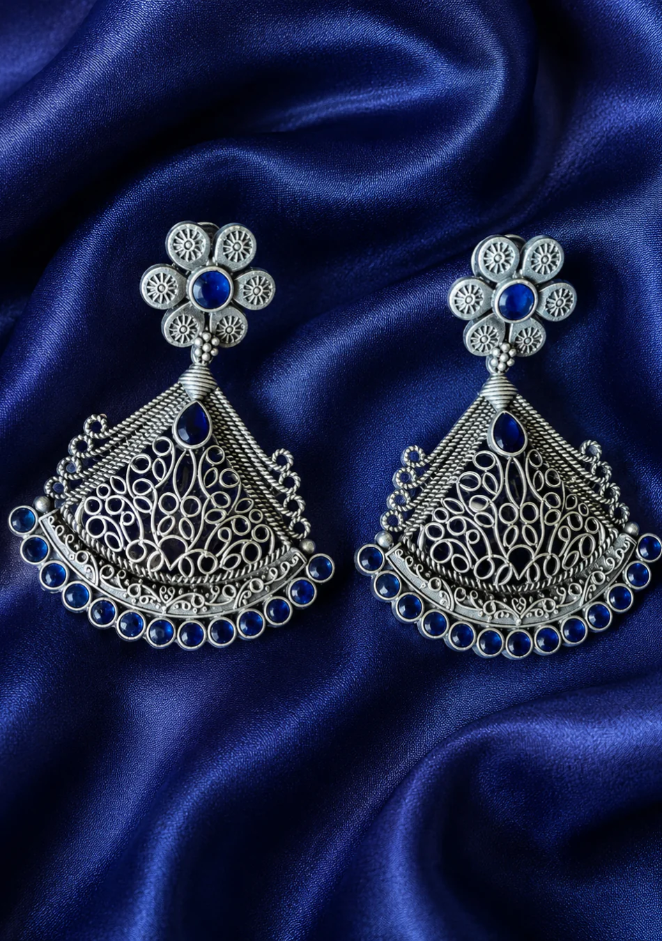 Navy Bloom Dangler - Image 2