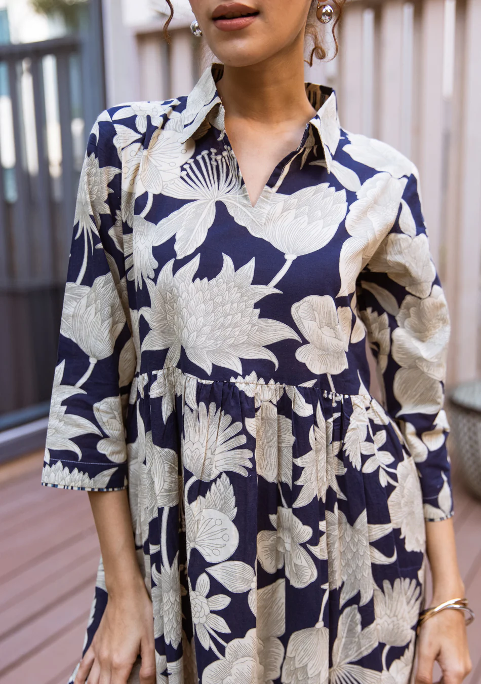 Aravalii Moonlit Flora Tiered Dress - Image 5