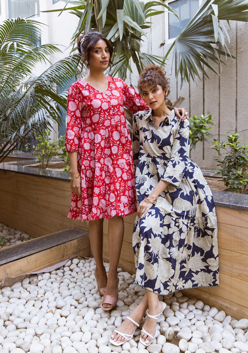 Aravalii Moonlit Flora Tiered Dress - Image 9