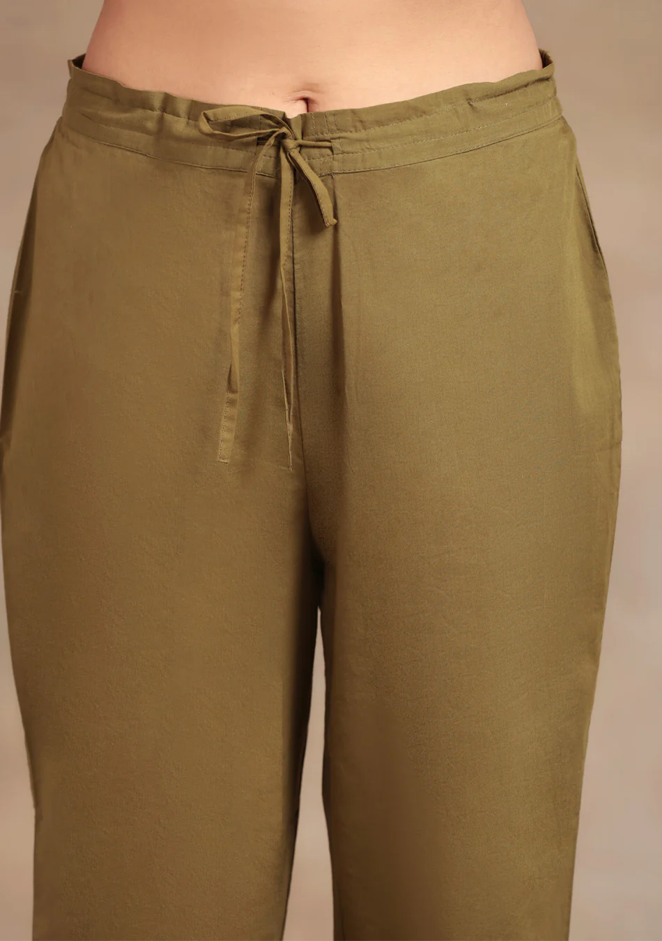 Olive Meadow Cotton Suit Set - Image 7