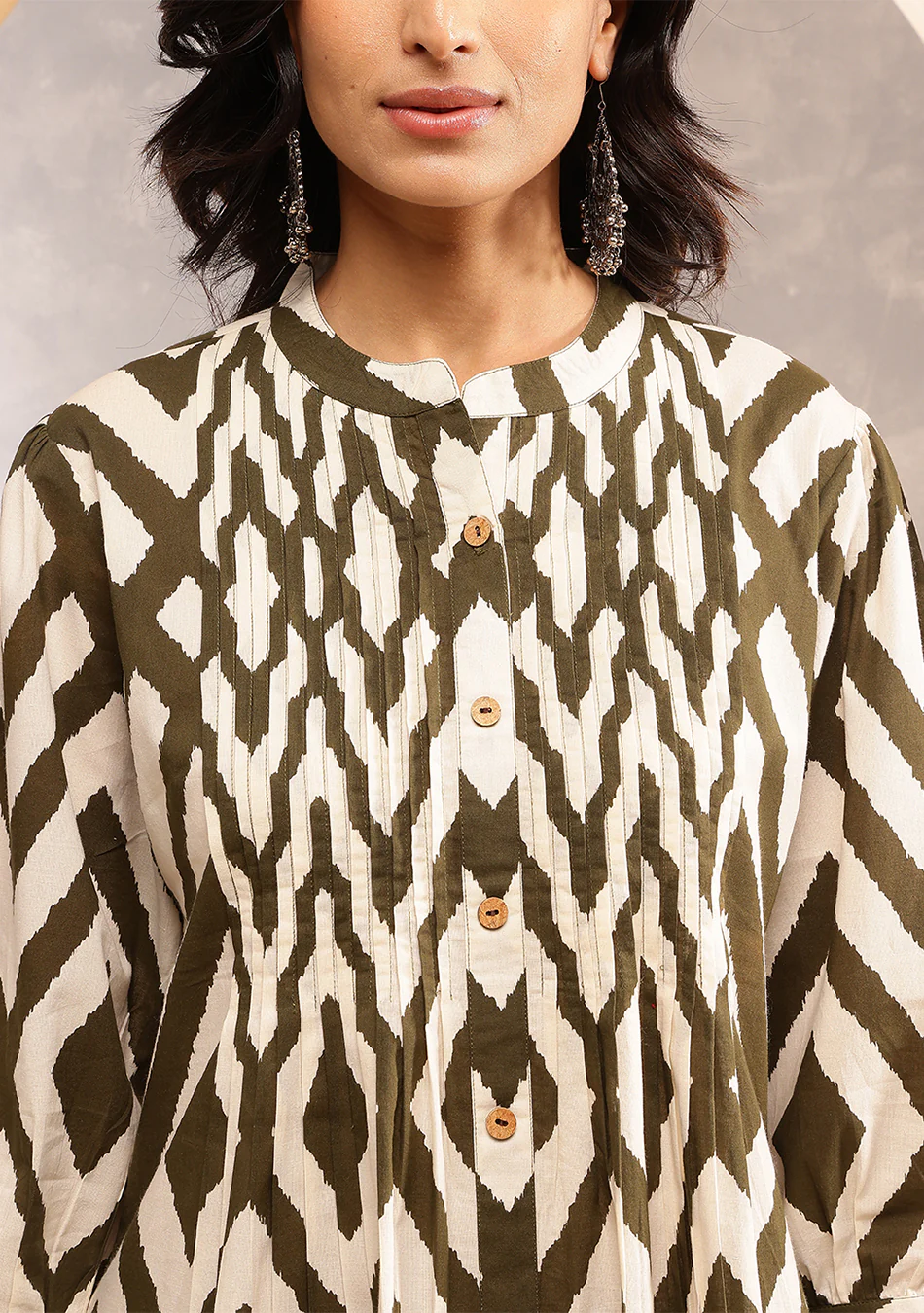 Aravalii Olive Nomad Co-Ord Set - Image 12