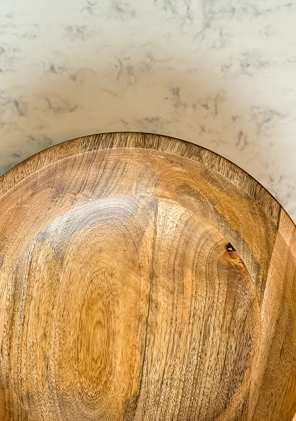Orchid Wooden Fruit Bowl - Image 3