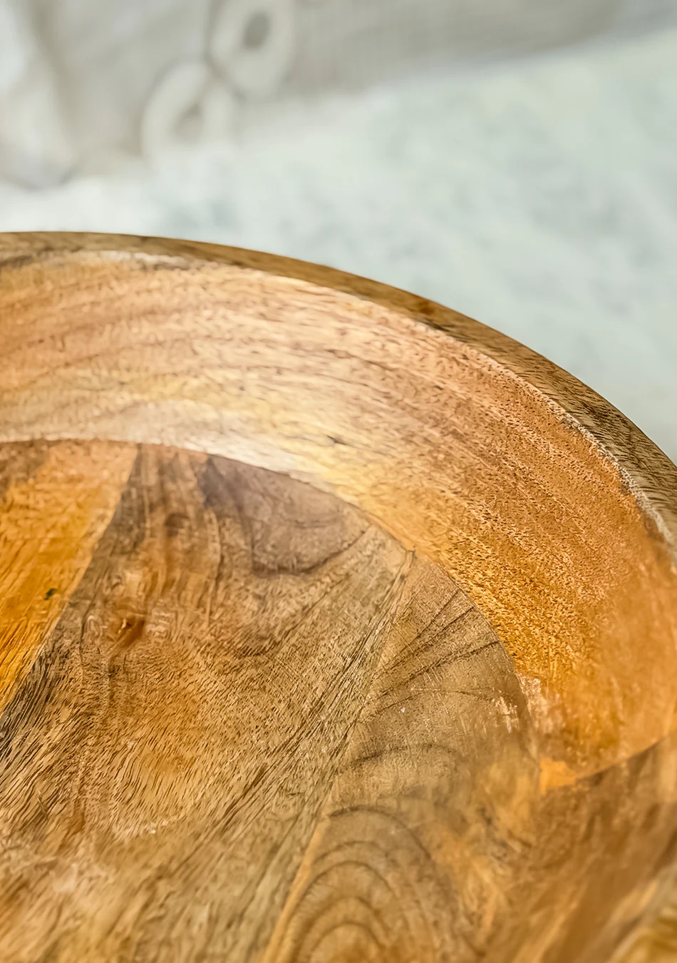 Orchid Wooden Fruit Bowl - Image 7