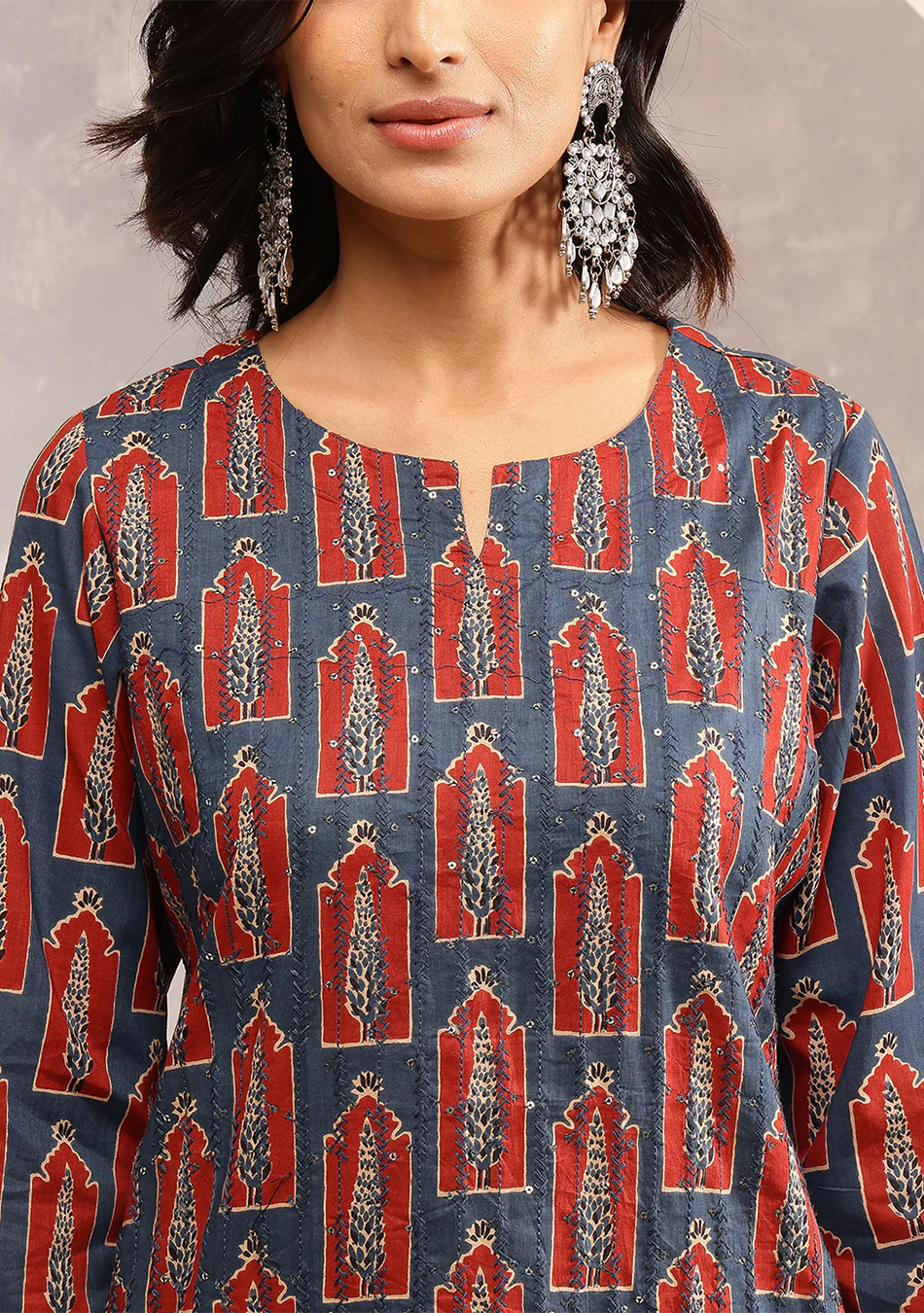 Aravalii Ember Noir Suit Set - Image 6