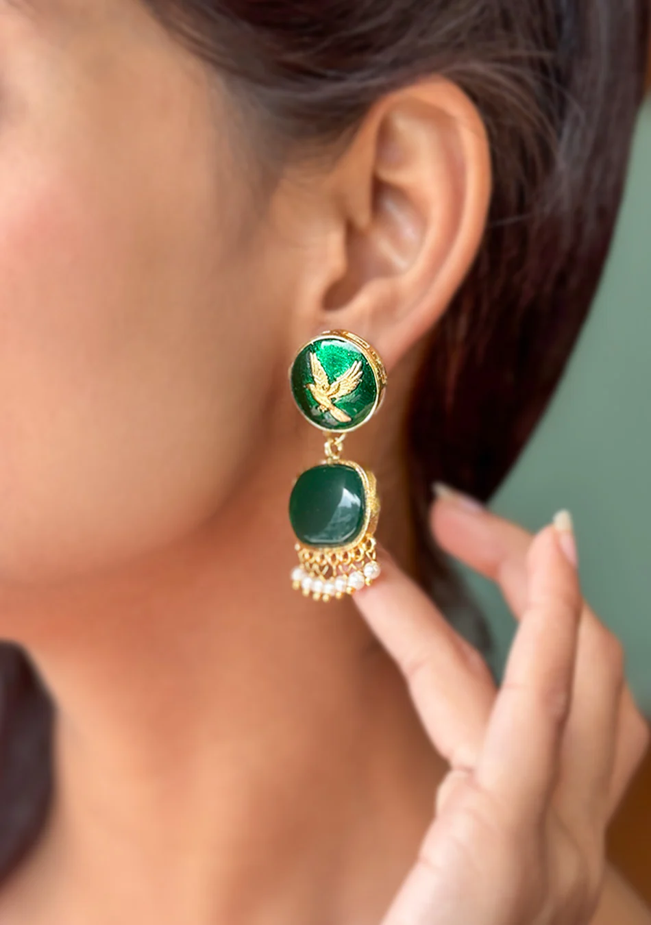 Pakhi Pearl Earrings - Image 3