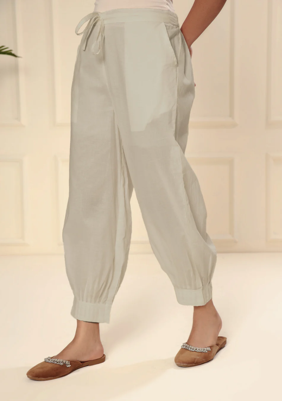 STONE AFGHANI PANT WITH PINTEX - Image 3