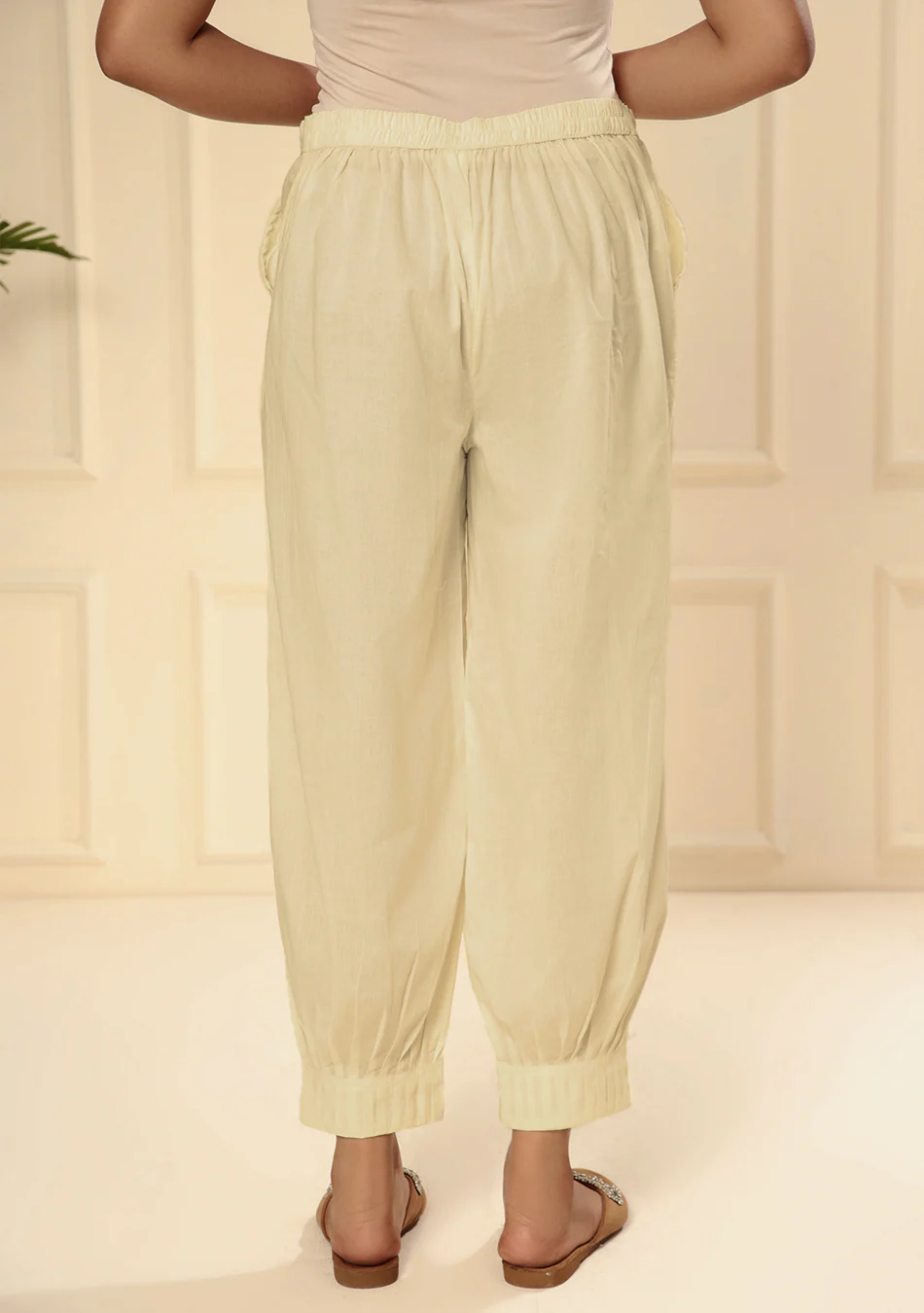 BEIGE AFGHANI PANT WITH PINTEX - Image 5