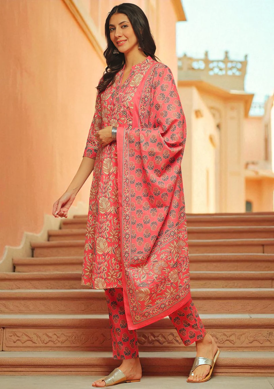 Pastel Flora Angrakha Set - Image 4
