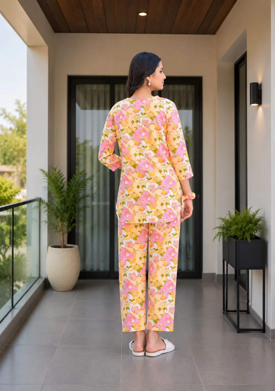 Pastel Garden Night Suit - Image 4
