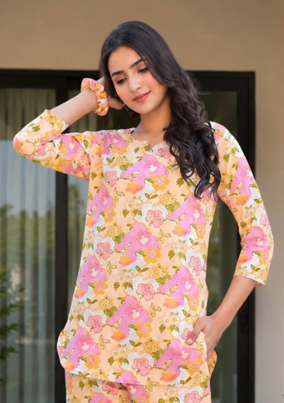 Pastel Garden Night Suit - Image 7