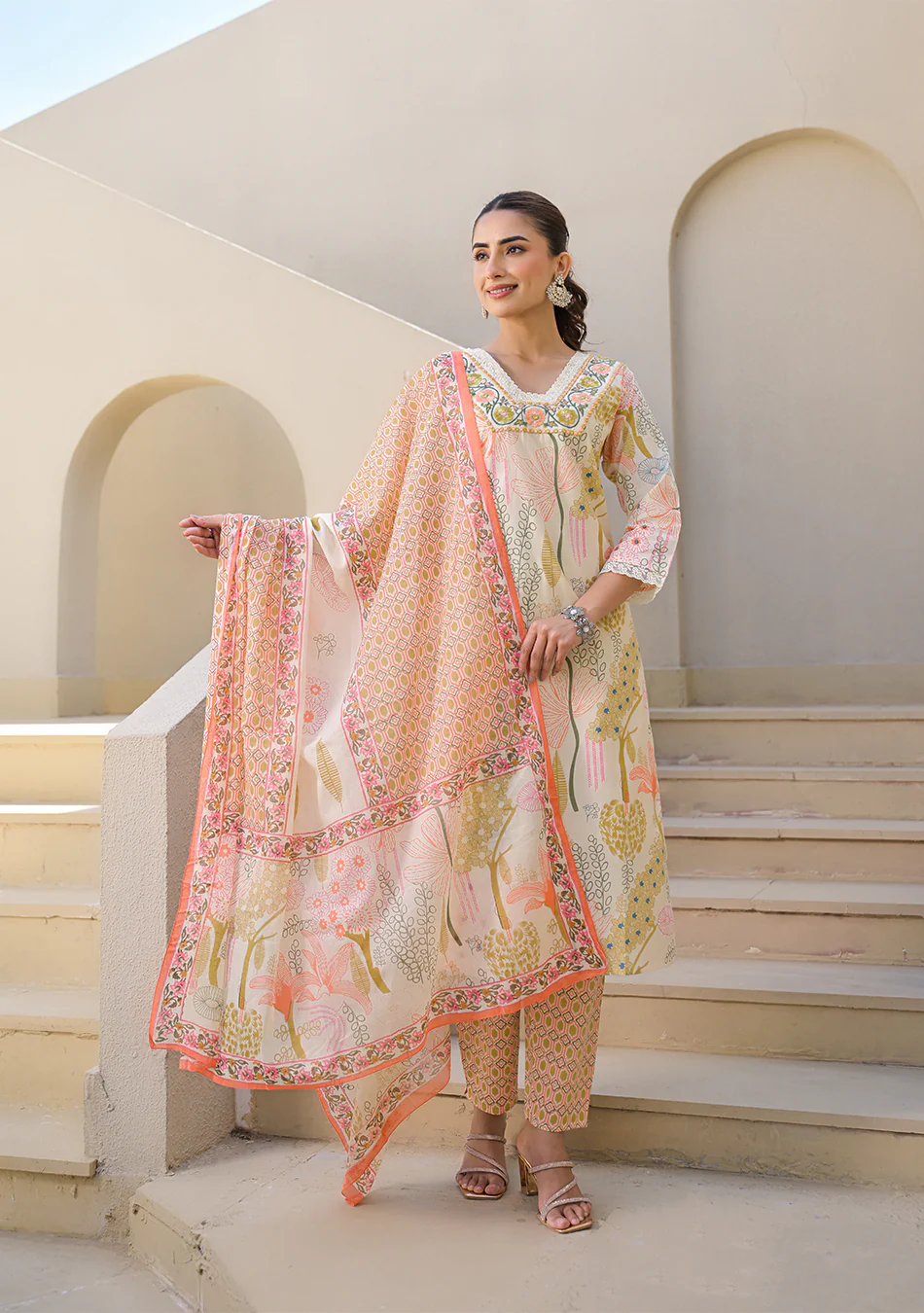 Aravalii Rosé Gulnaar Suit Set