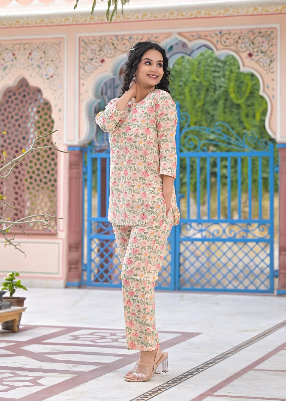 Peach Blossom Nightsuit/loungewear - Image 4