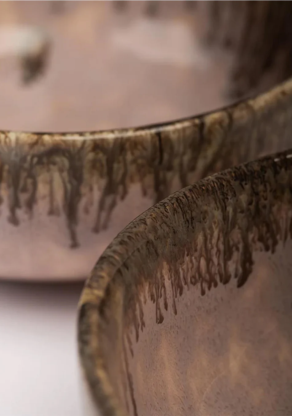 Peachy Sunset Slight Serving Bowls - Set Of 2 - Image 7