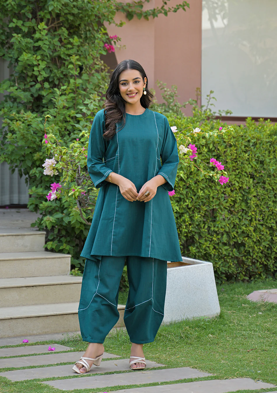 Peacock Haze Co-Ord Set - Image 10