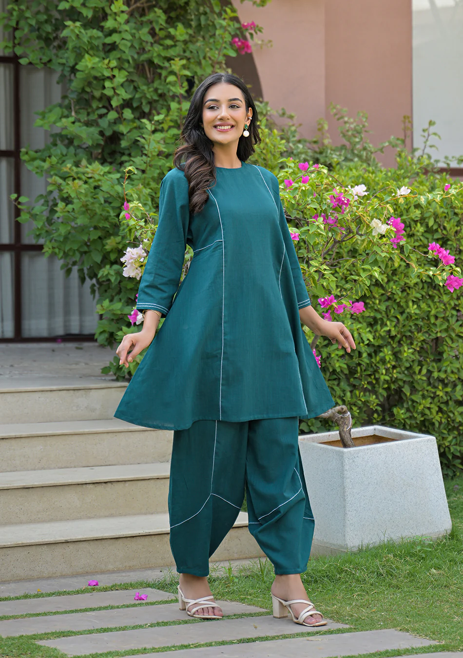 Peacock Haze Co-Ord Set - Image 12