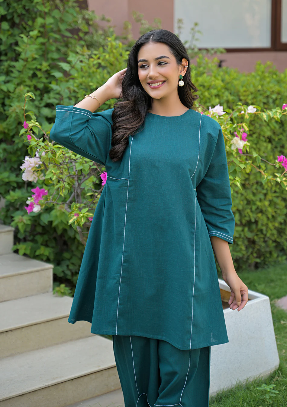 Peacock Haze Co-Ord Set - Image 5