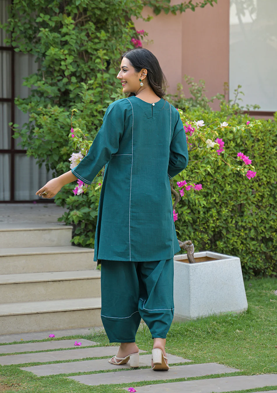 Peacock Haze Co-Ord Set - Image 8
