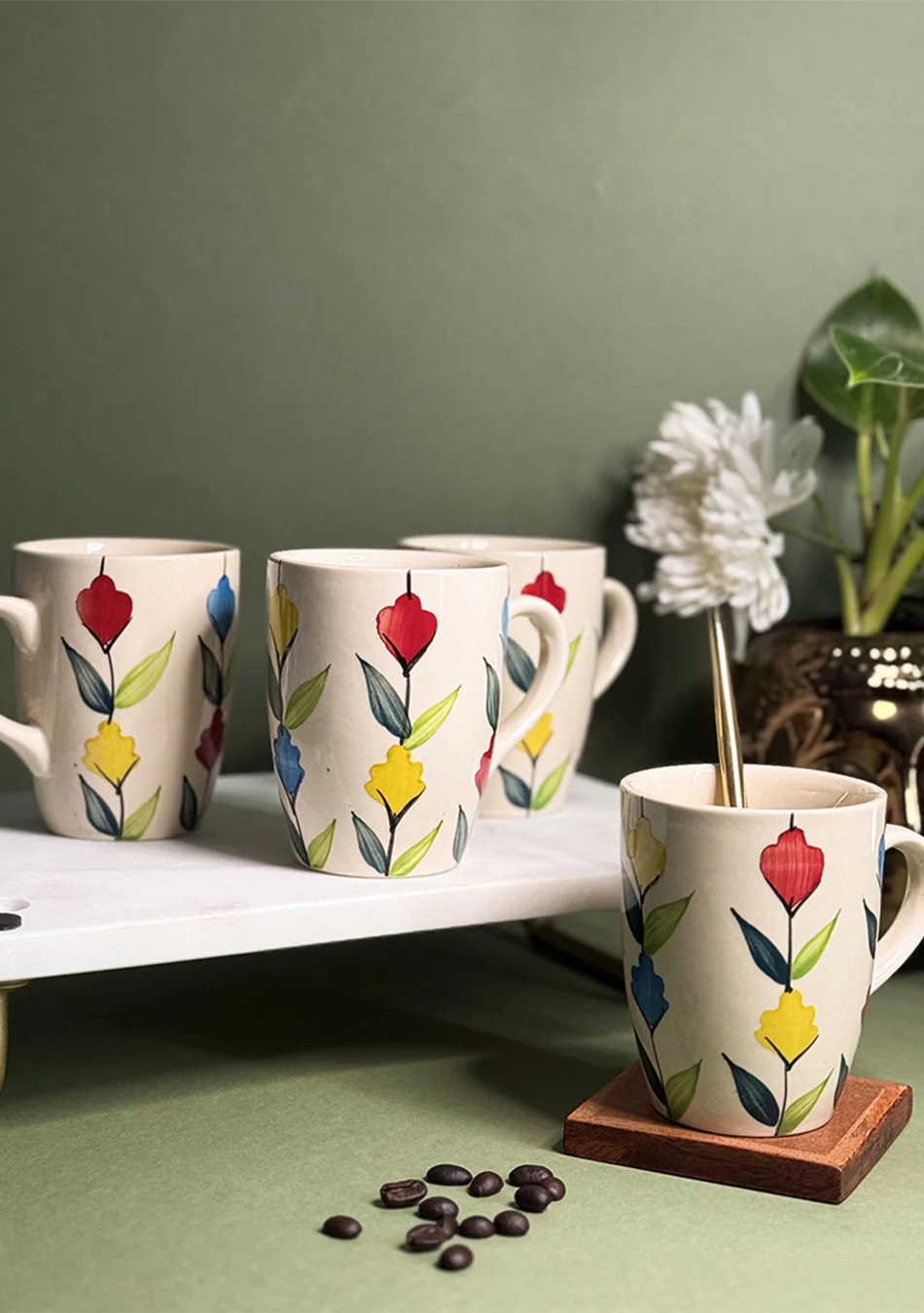 Peacock Mugs - Handcrafted - Image 3